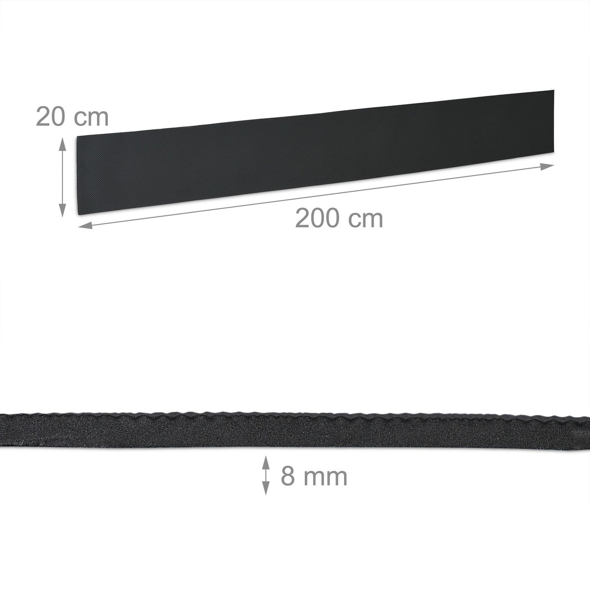 2x self-adhesive protection for garage wall