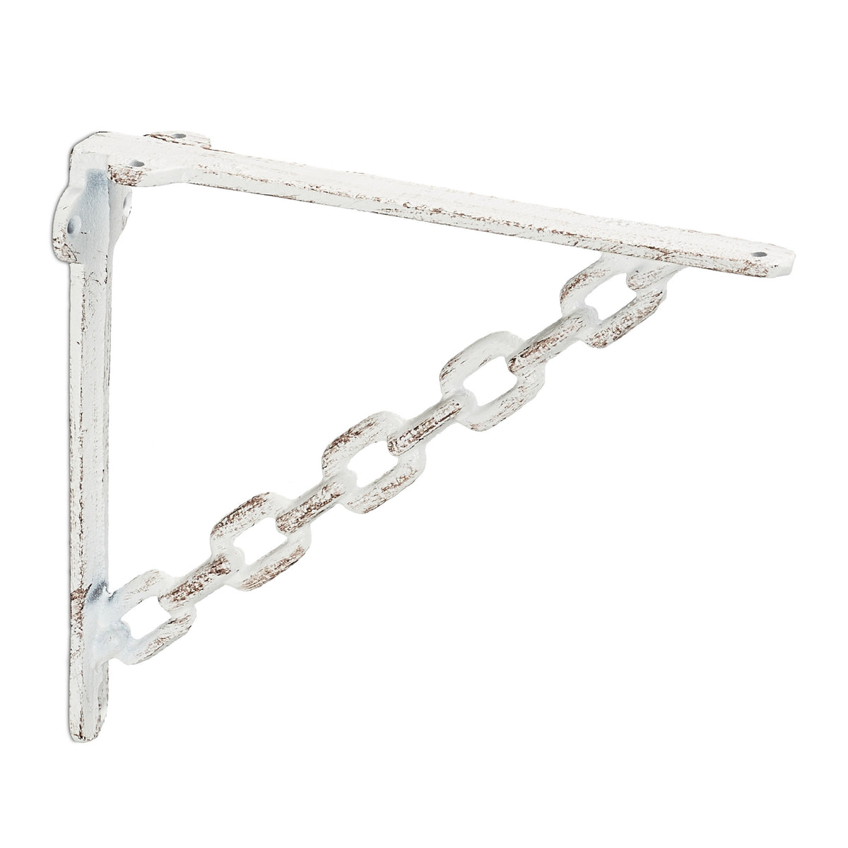 2x shelf bracket in cast iron with chain