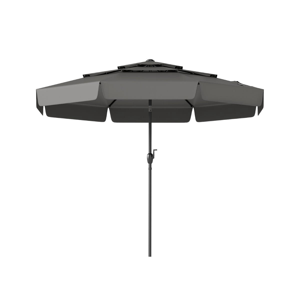 300 CM Outdoor Market Umbrella with Tilt, Ventilated Roof