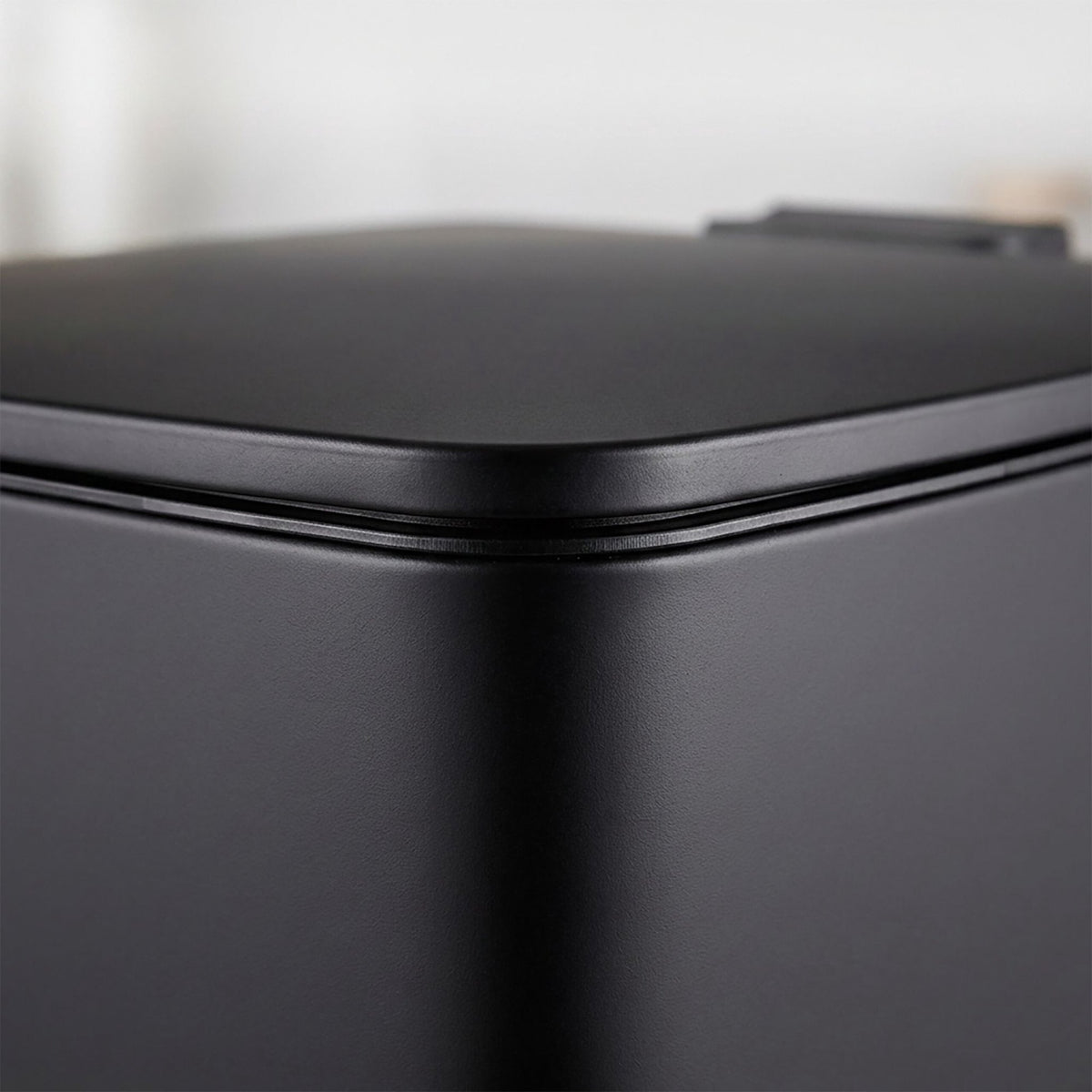 30L Black Pedal Bin with Soft-Close Lid