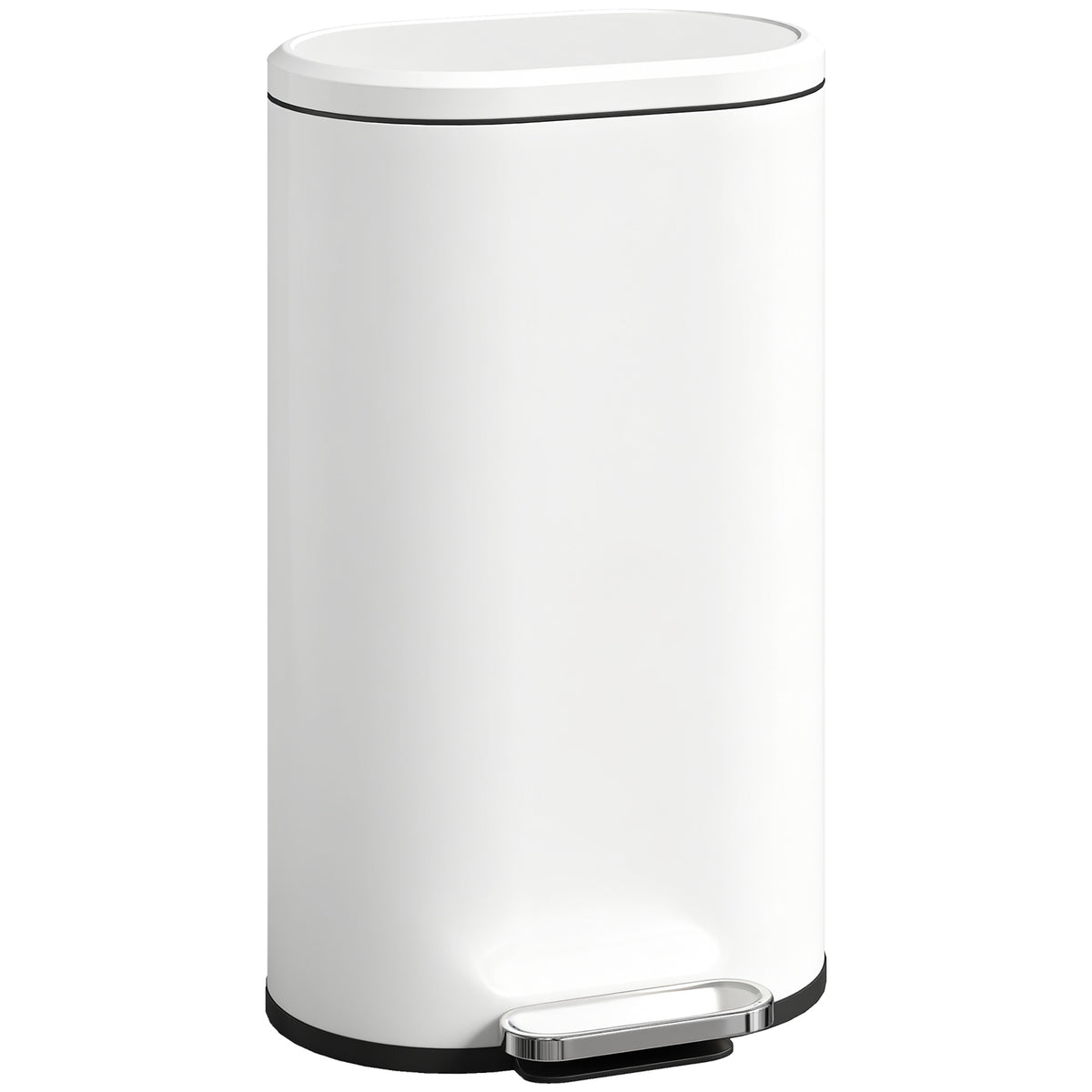 30L Kitchen Pedal Bin, Soft-Close Lid, Cream White