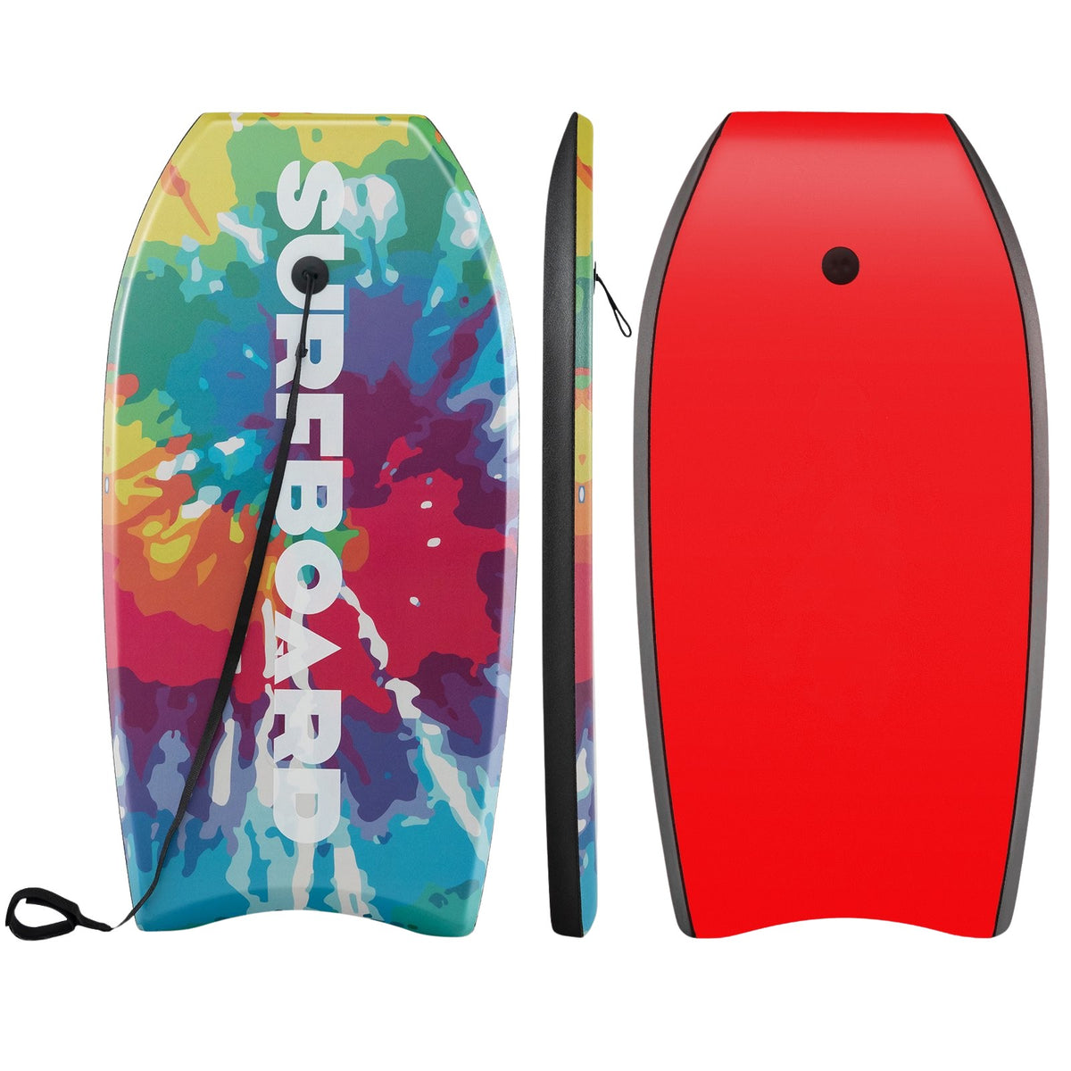 33–41 Inch Bodyboard with EPS Core, Wrist Leash