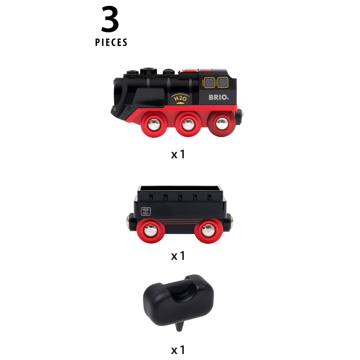 33884 Battery-Operated Steaming Train