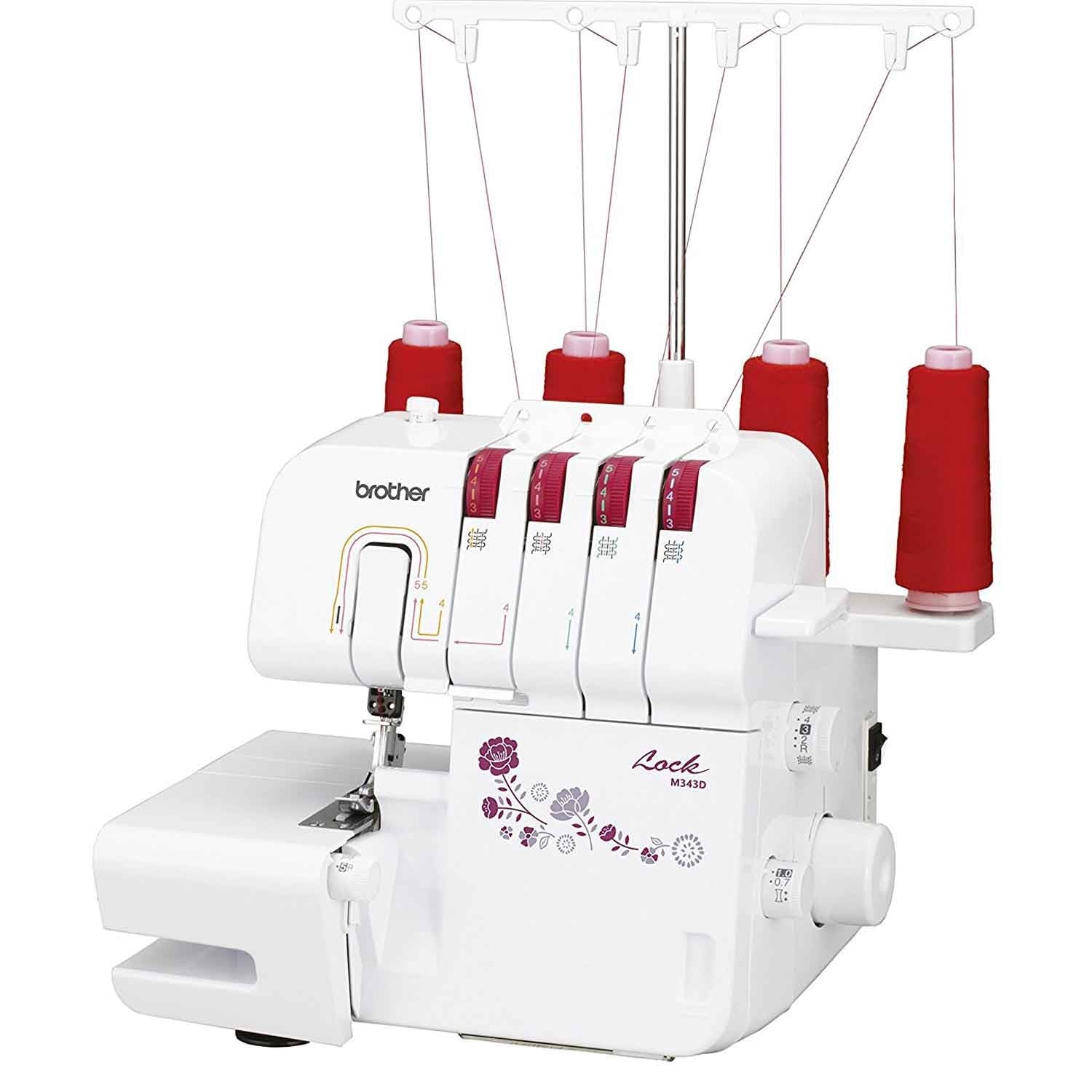 3/4 Thread Overlock Sewing Machine with Free Arm
