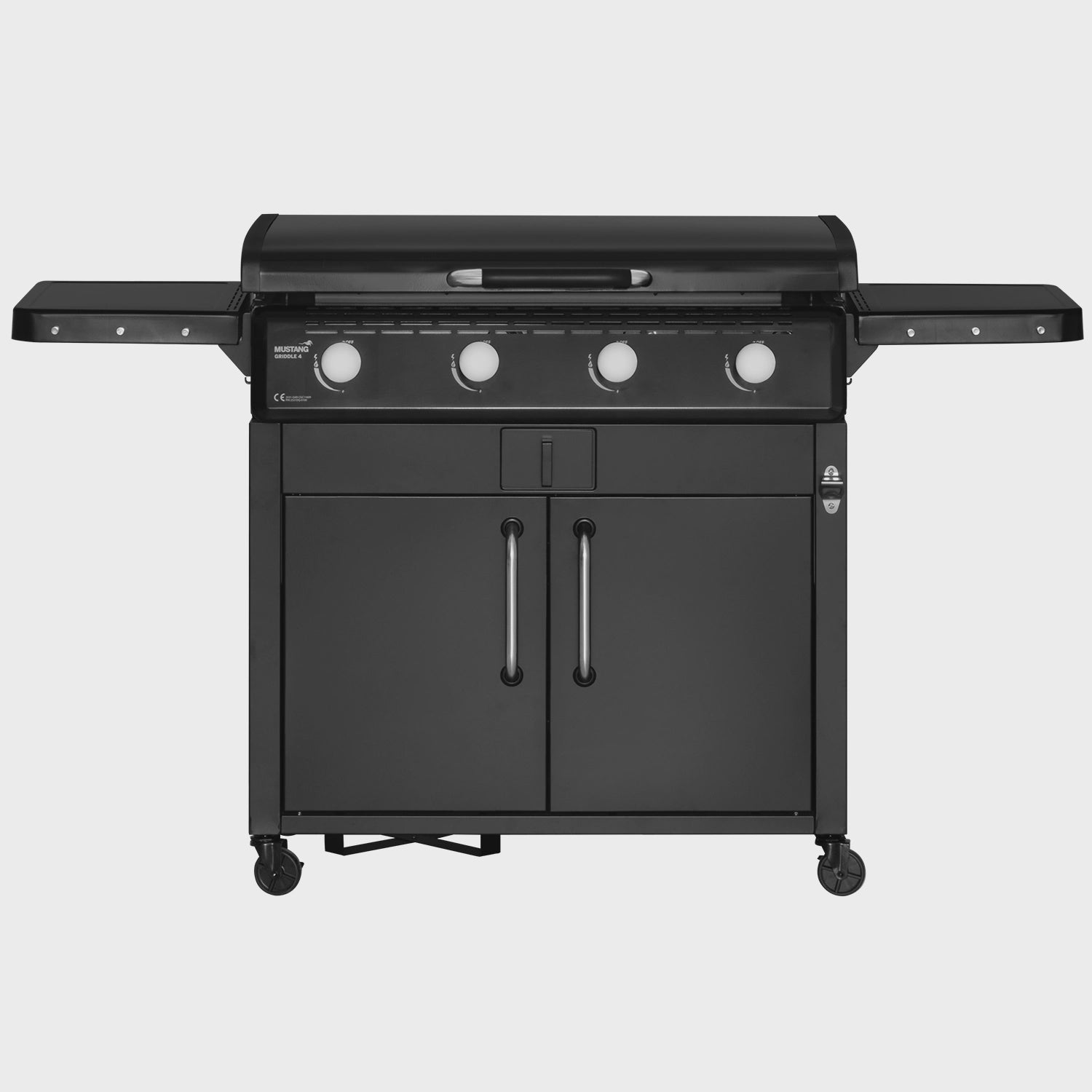 36-Inch Carbon Steel Griddle with 4 Burners, 16.4 kW Power