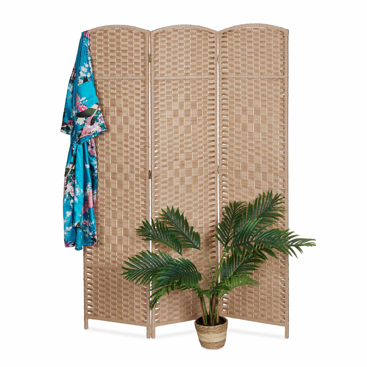 3-Panel Room Divider Folding Screen