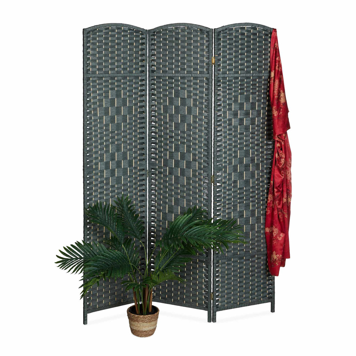 3-Panel Room Divider – Folding Screen, Space-Saving Design