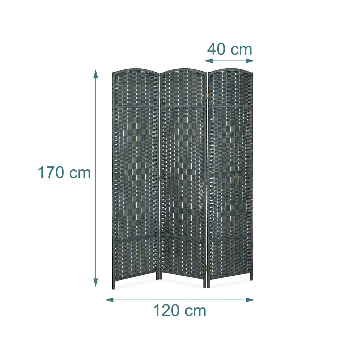 3-Panel Room Divider – Folding Screen, Space-Saving Design