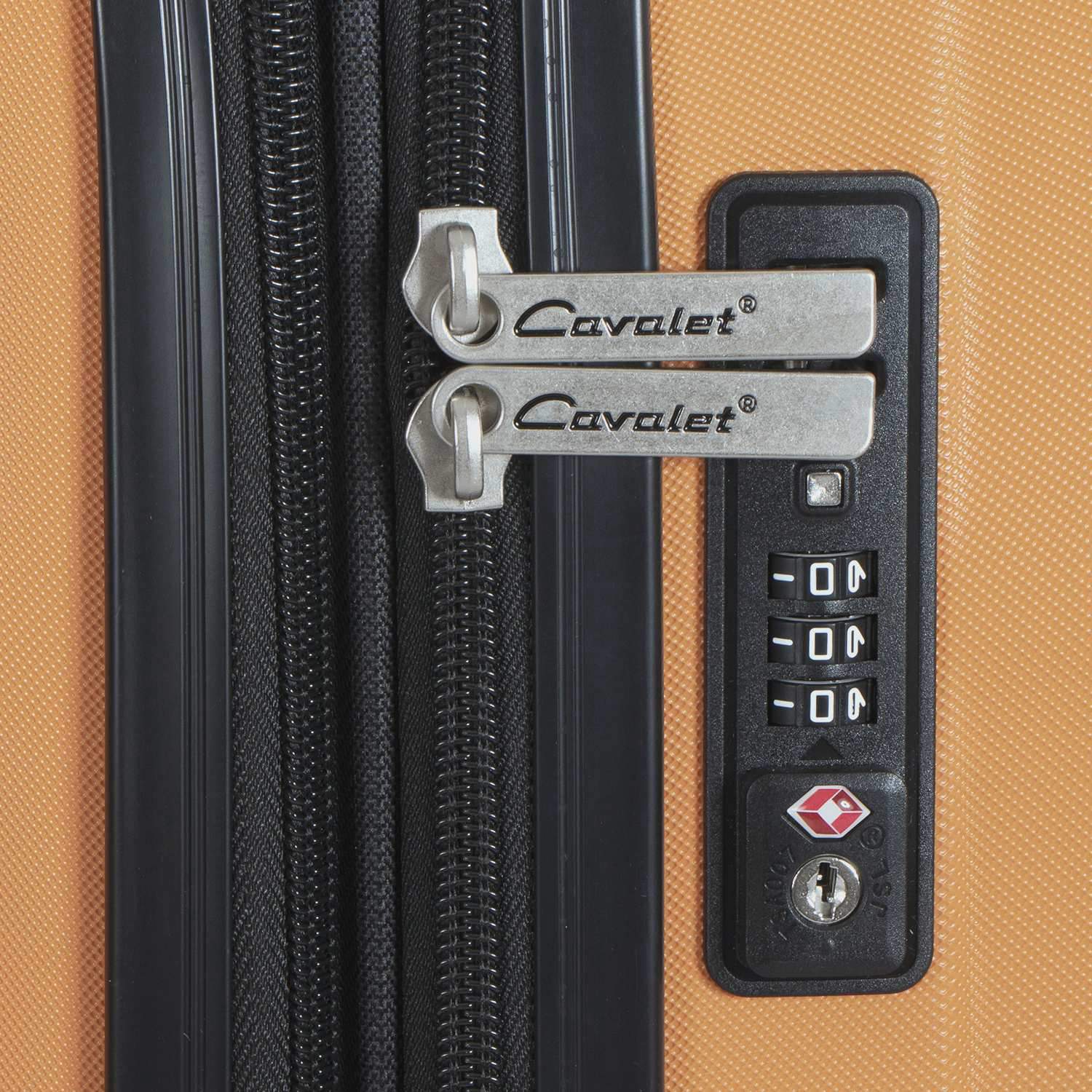 3-Piece Luggage Set, Orange – Cabin, Medium, Large
