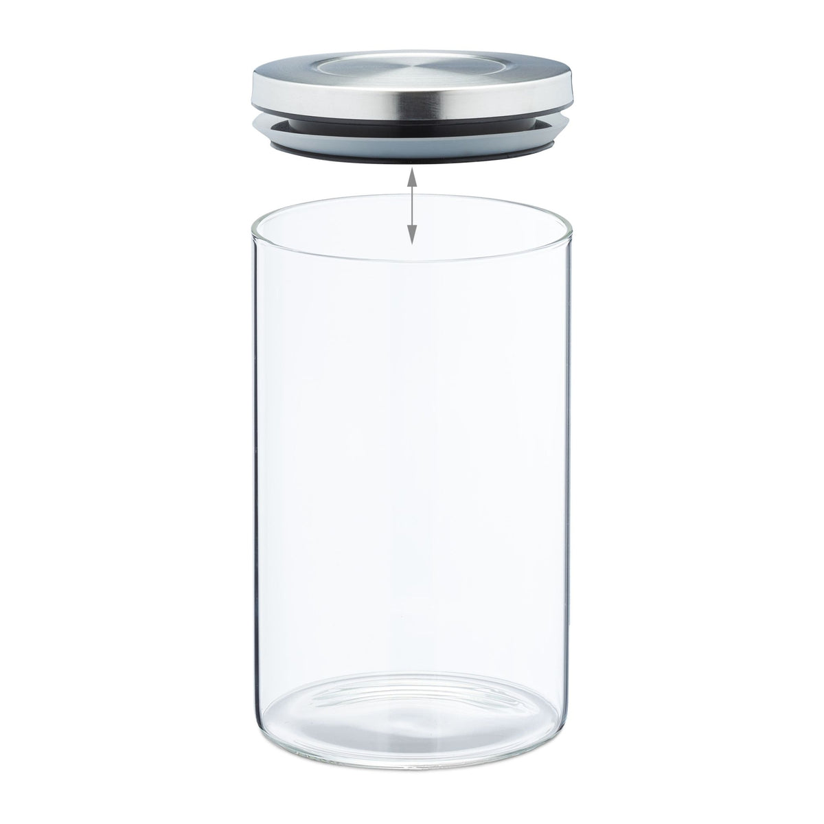 3 Storage jars 800 ml