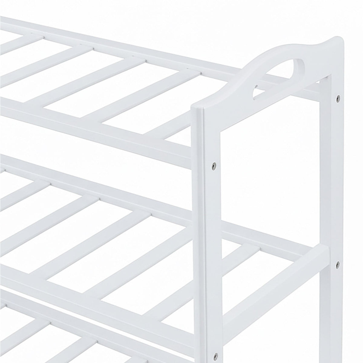 3-Tier Bamboo Shoe Rack for 9 Pairs