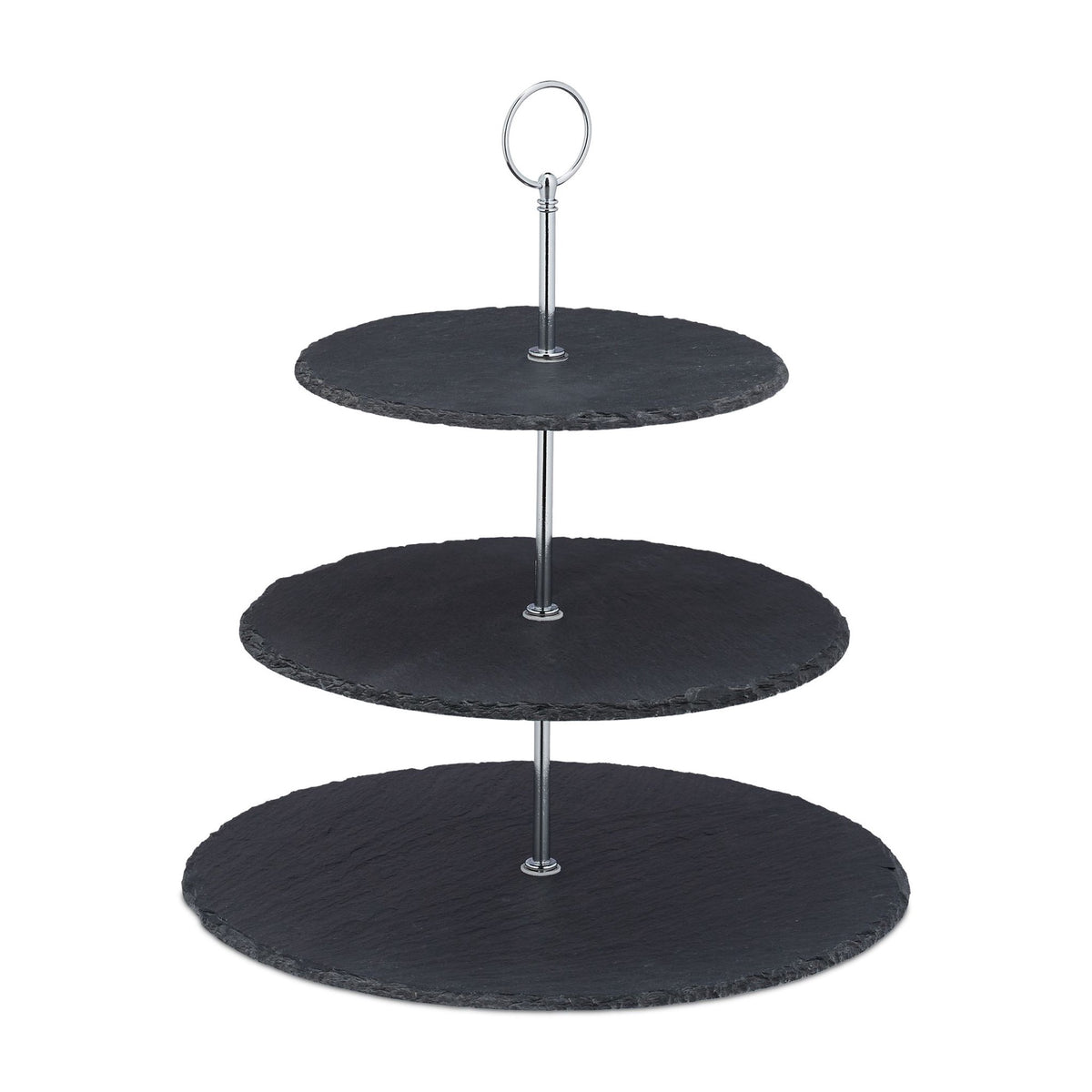 3-Tier Slate Serving Stand