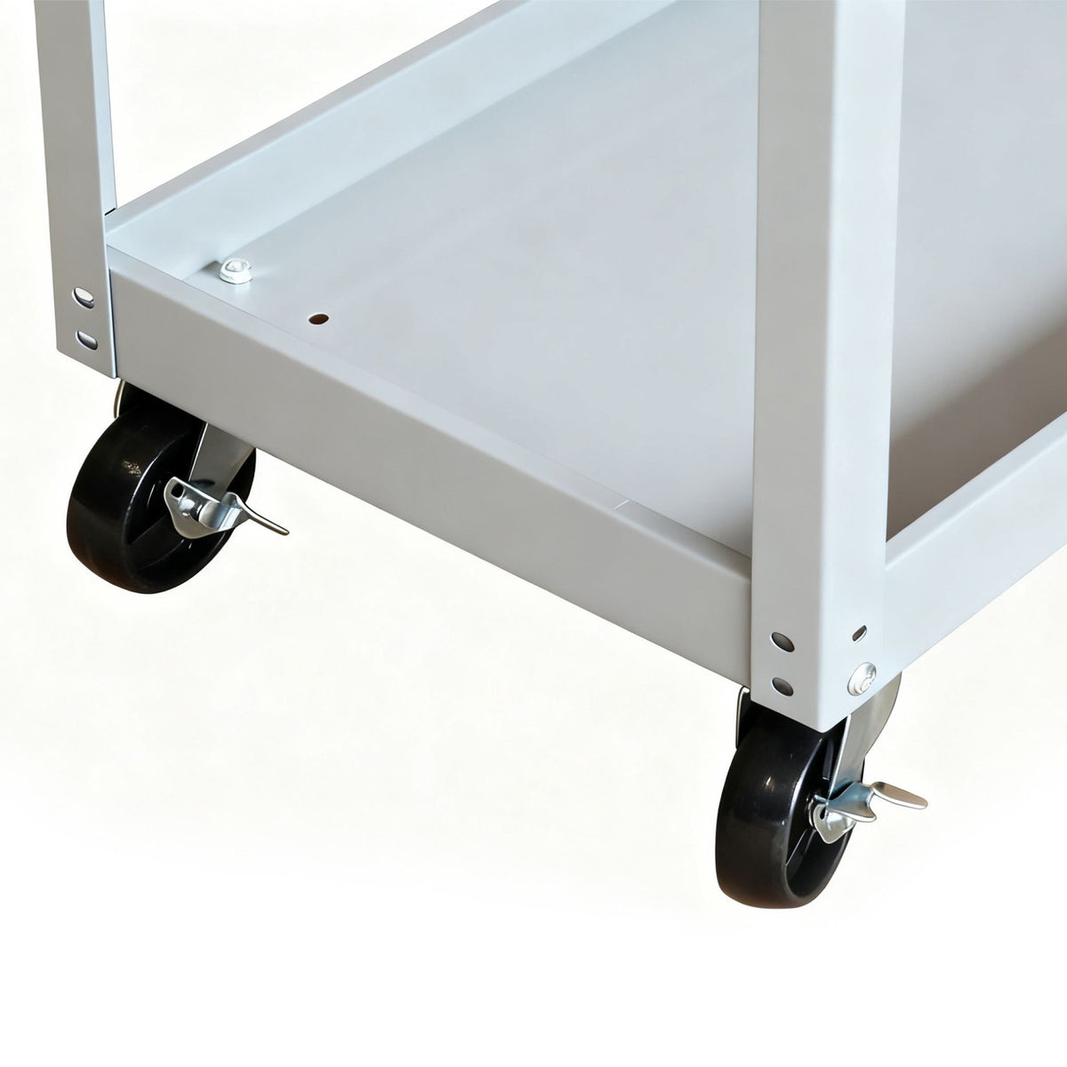 3-Tier Workshop Trolley with Swivel Castors