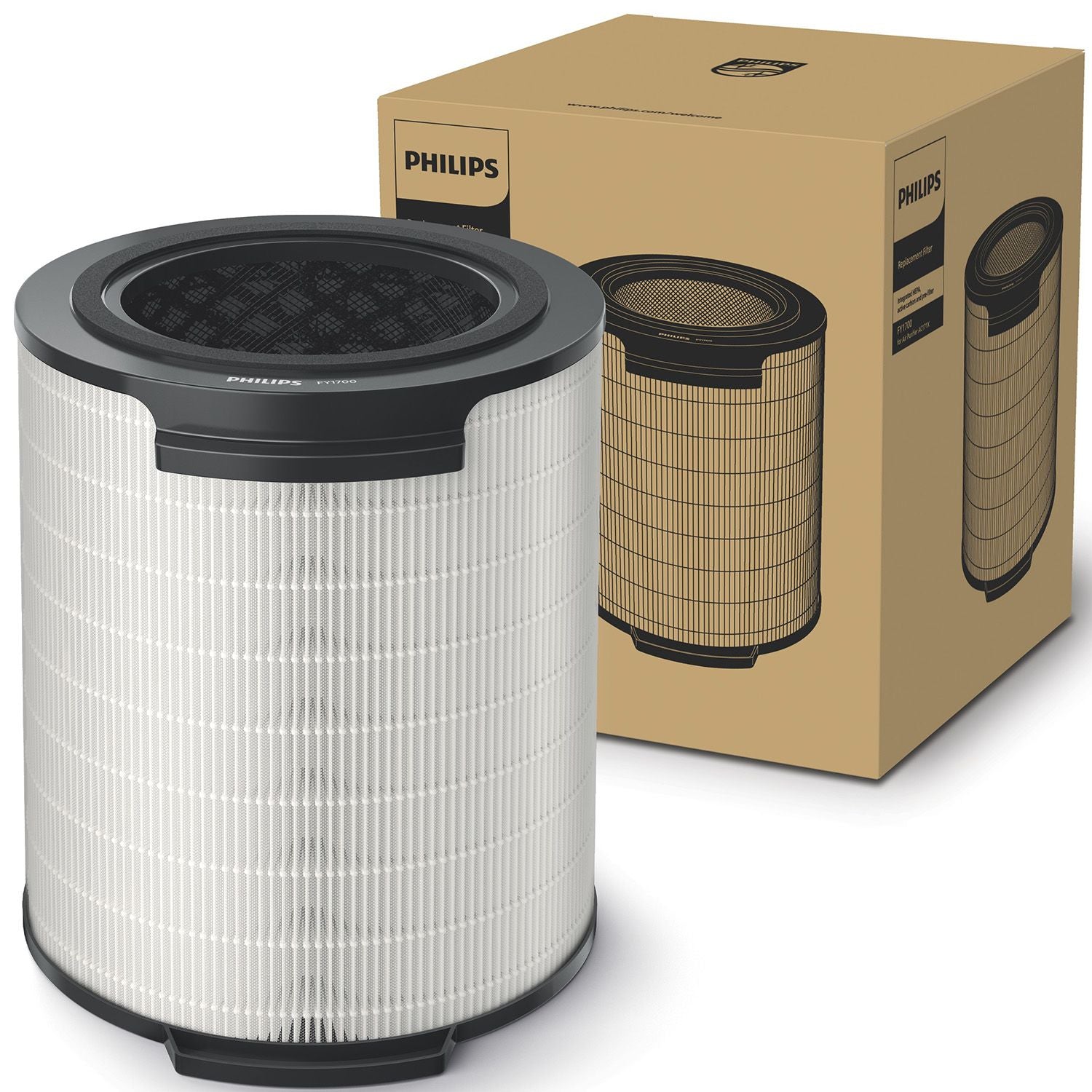 3-in-1 Air Filter, NanoProtect HEPA, Removes 99.9% Viruses