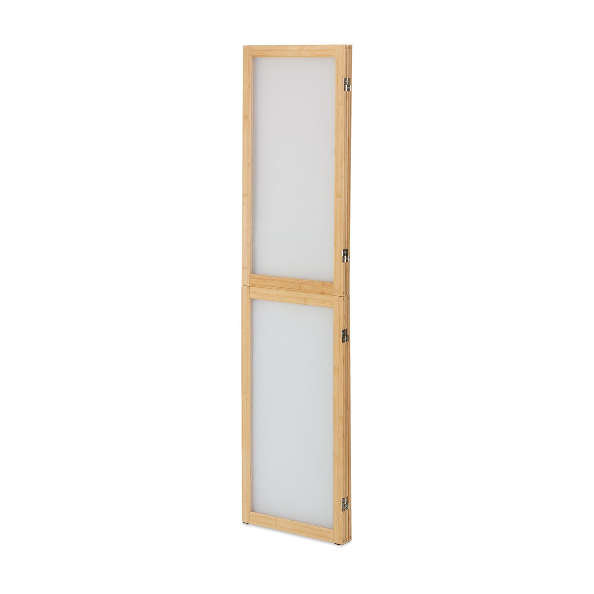 3-part screen with bamboo frame