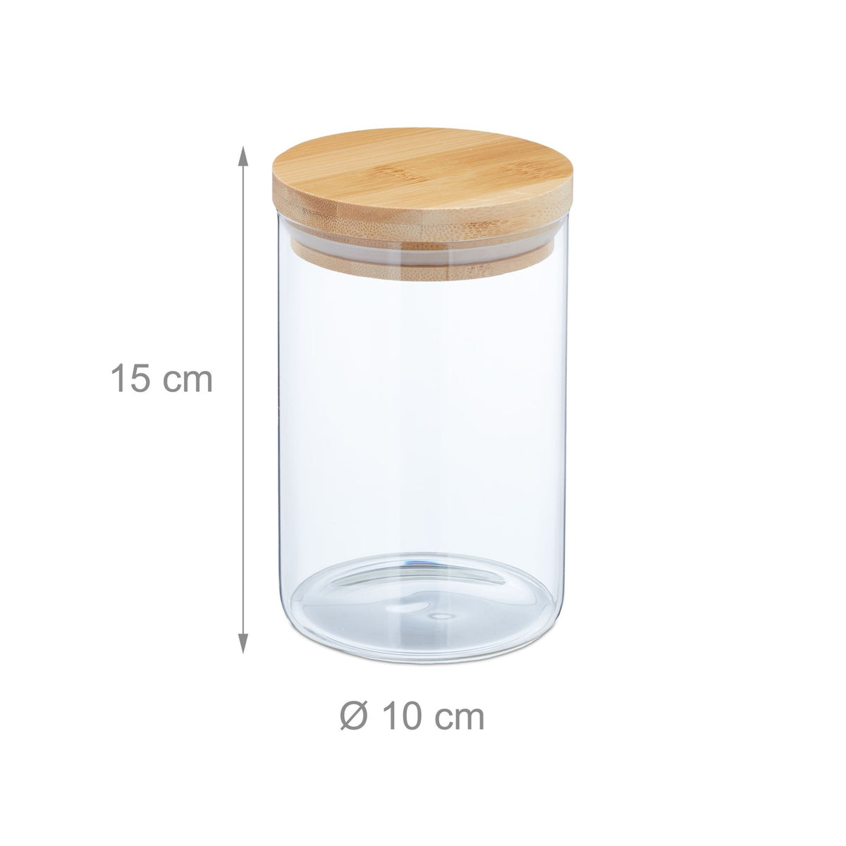 3 pcs. Storage jars in various sizes