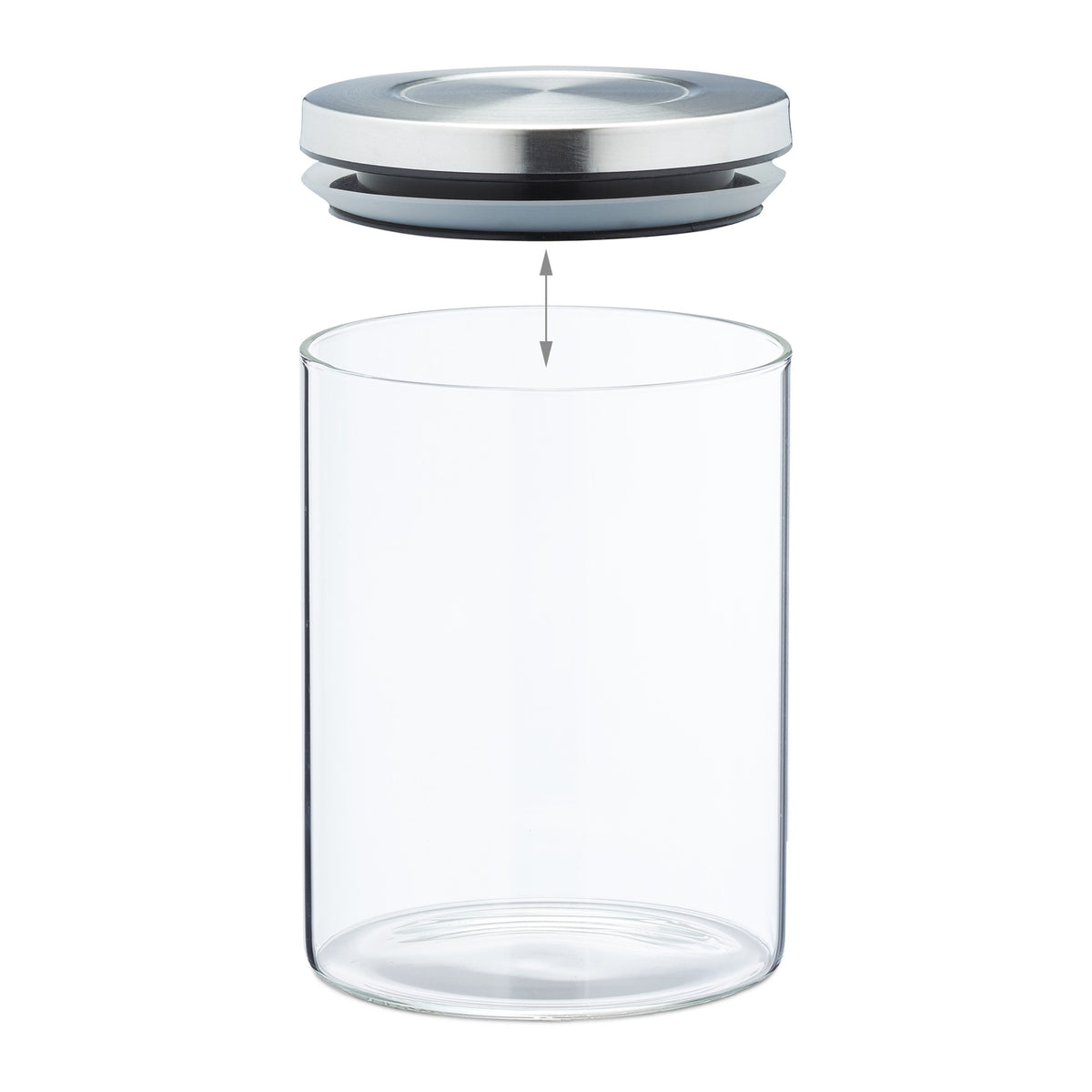 3 pcs. Storage jars in various sizes