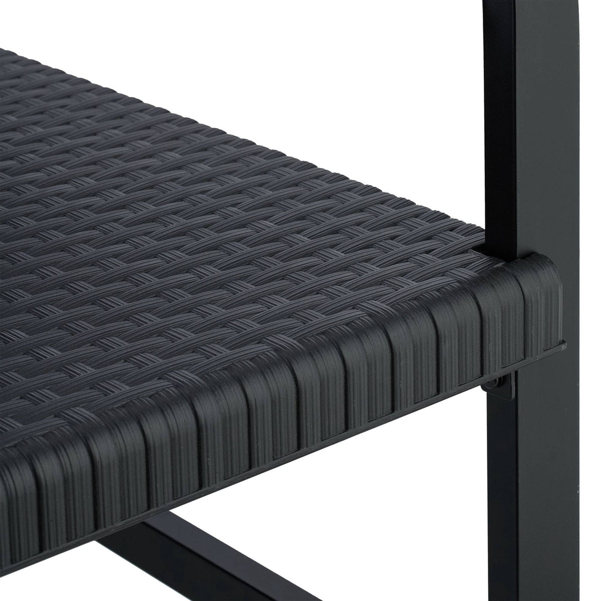 3-piece balcony furniture set in rattan look