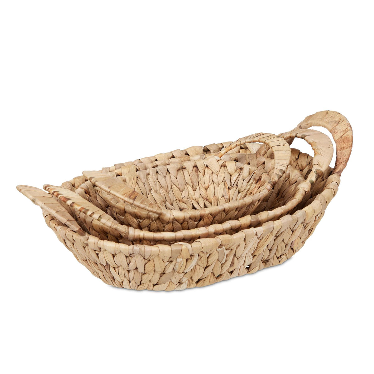 3x storage baskets for water hyacinth