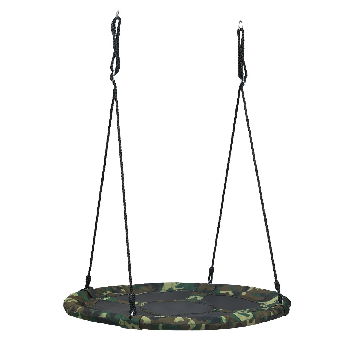 40 Inch Saucer Tree Swing – Adjustable Ropes, 330 lb