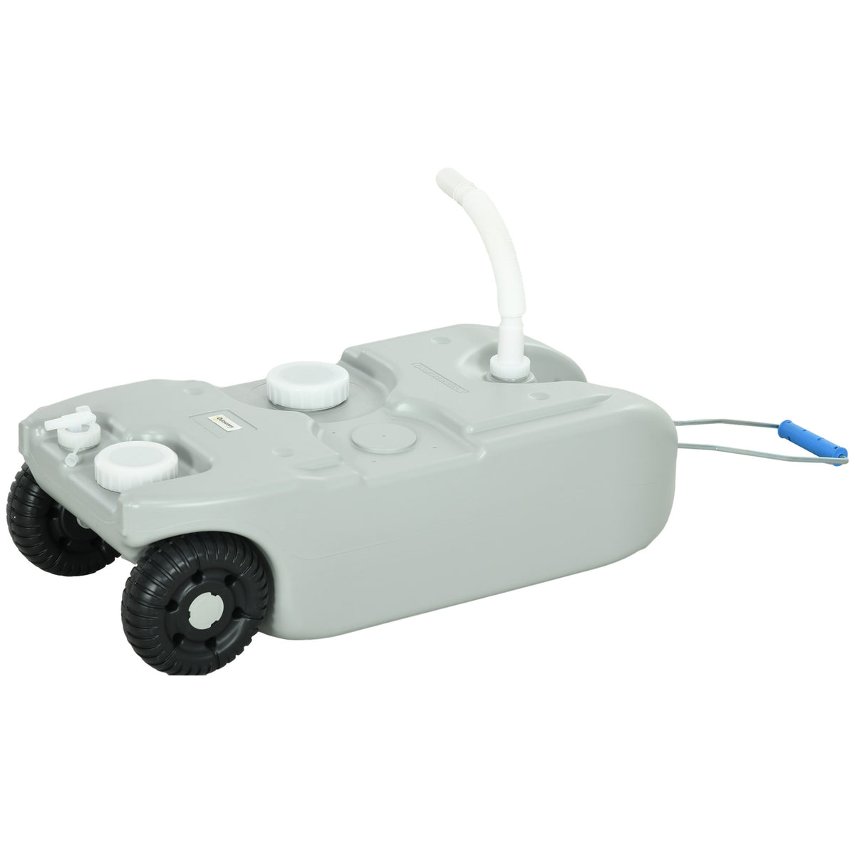 40 L Wastewater Rolling Tank, Waste Water Tank, Motorhome Rolling Tank With Handle, Water Tank, Camping Water Canister With Tap, Portable Multi-Purpose Canister