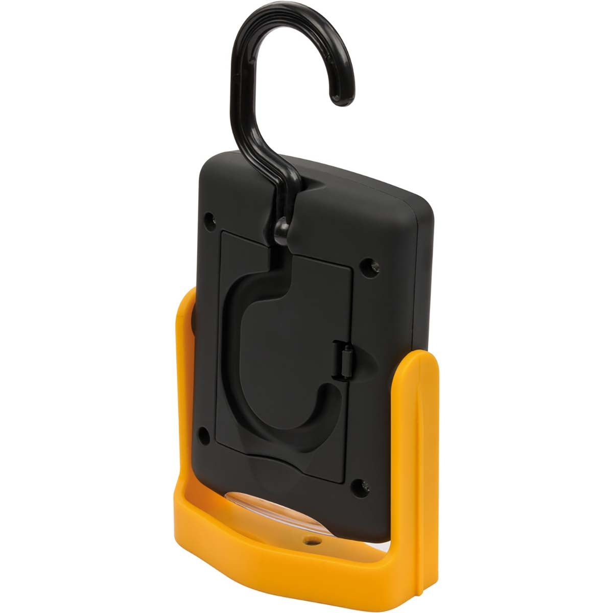 4+3 SMD LED work light in practical pocket format (360° rotatable, collapsible hook, max. 24 hours light time)