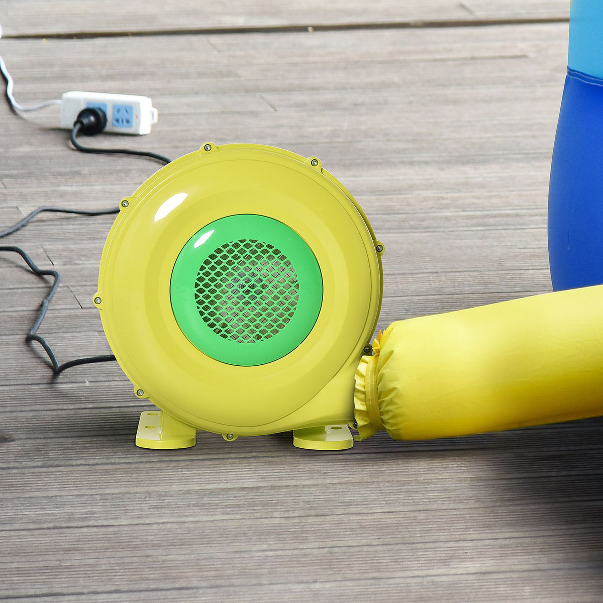 450W Electric Air Pump Bouncy Castle Blower Pump Fan Handle Continuous Blower Inflatable Toys Abs