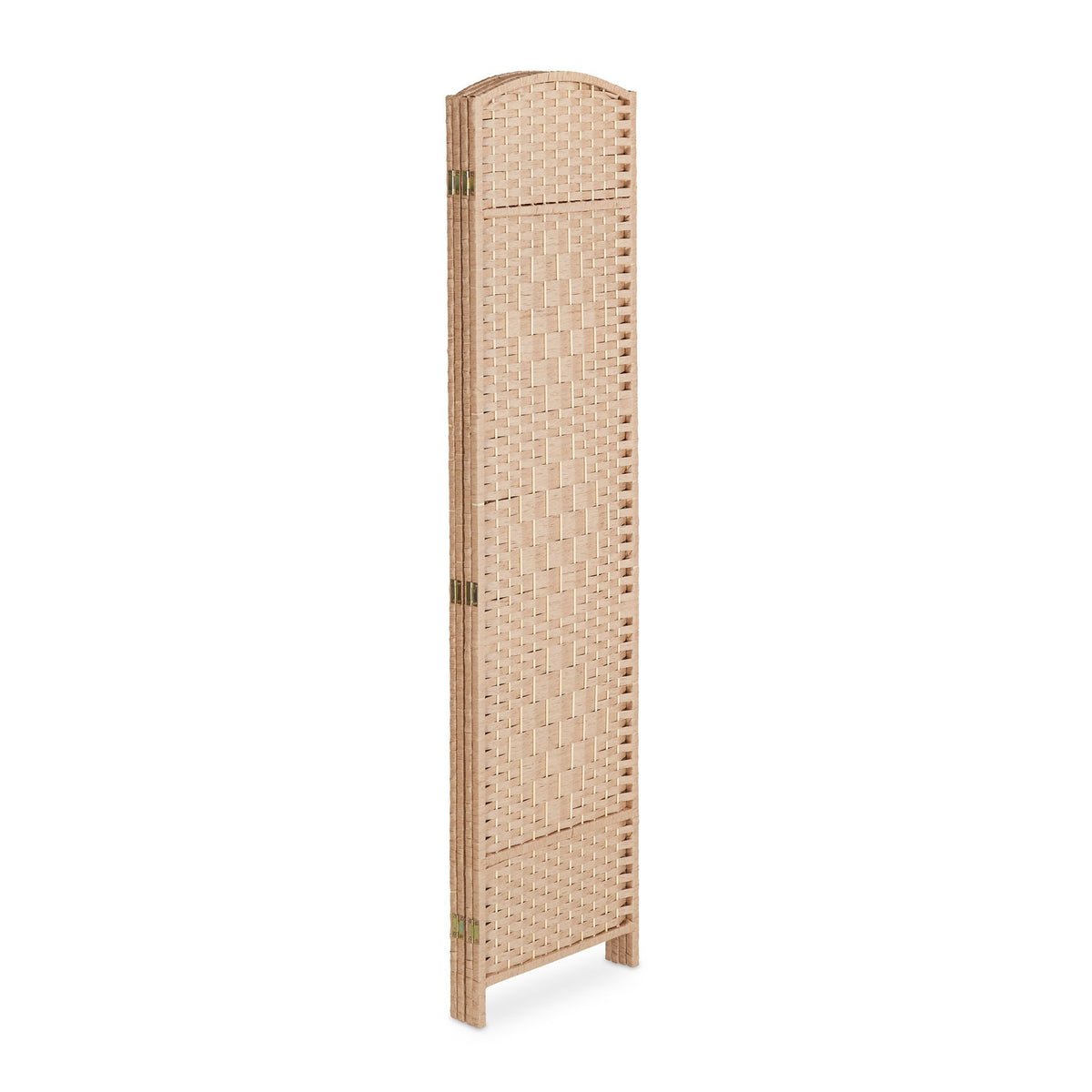 4-Panel Folding Screen in Natural Colour