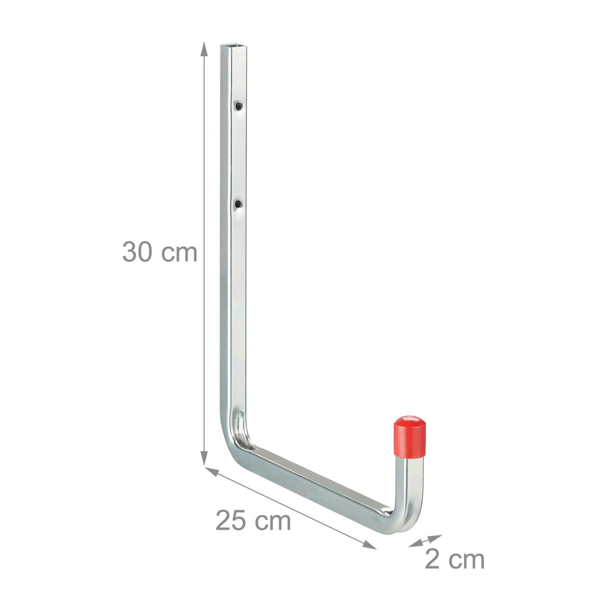 4-Piece Steel U-Shaped Wall Hooks