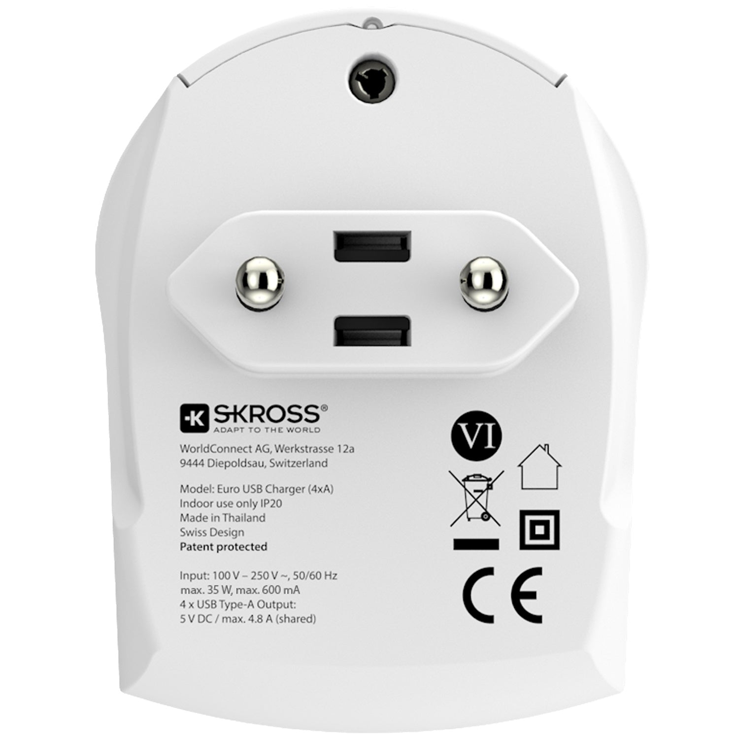 4-Port USB charger EU