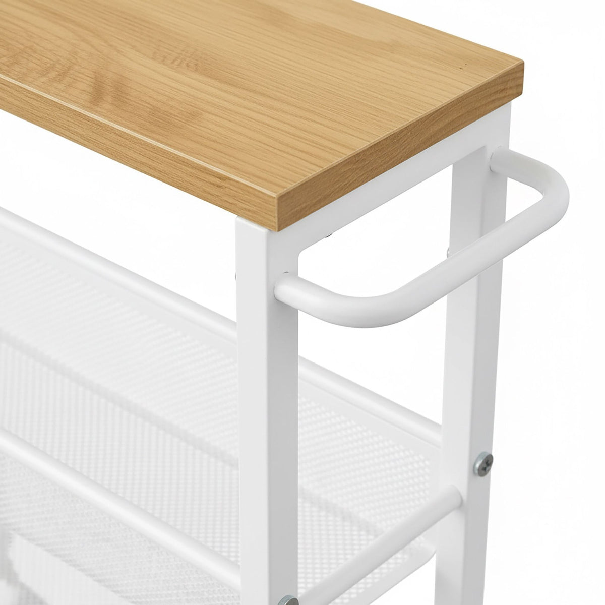 4-Tier Slim Trolley for Kitchen or Bathroom Storage