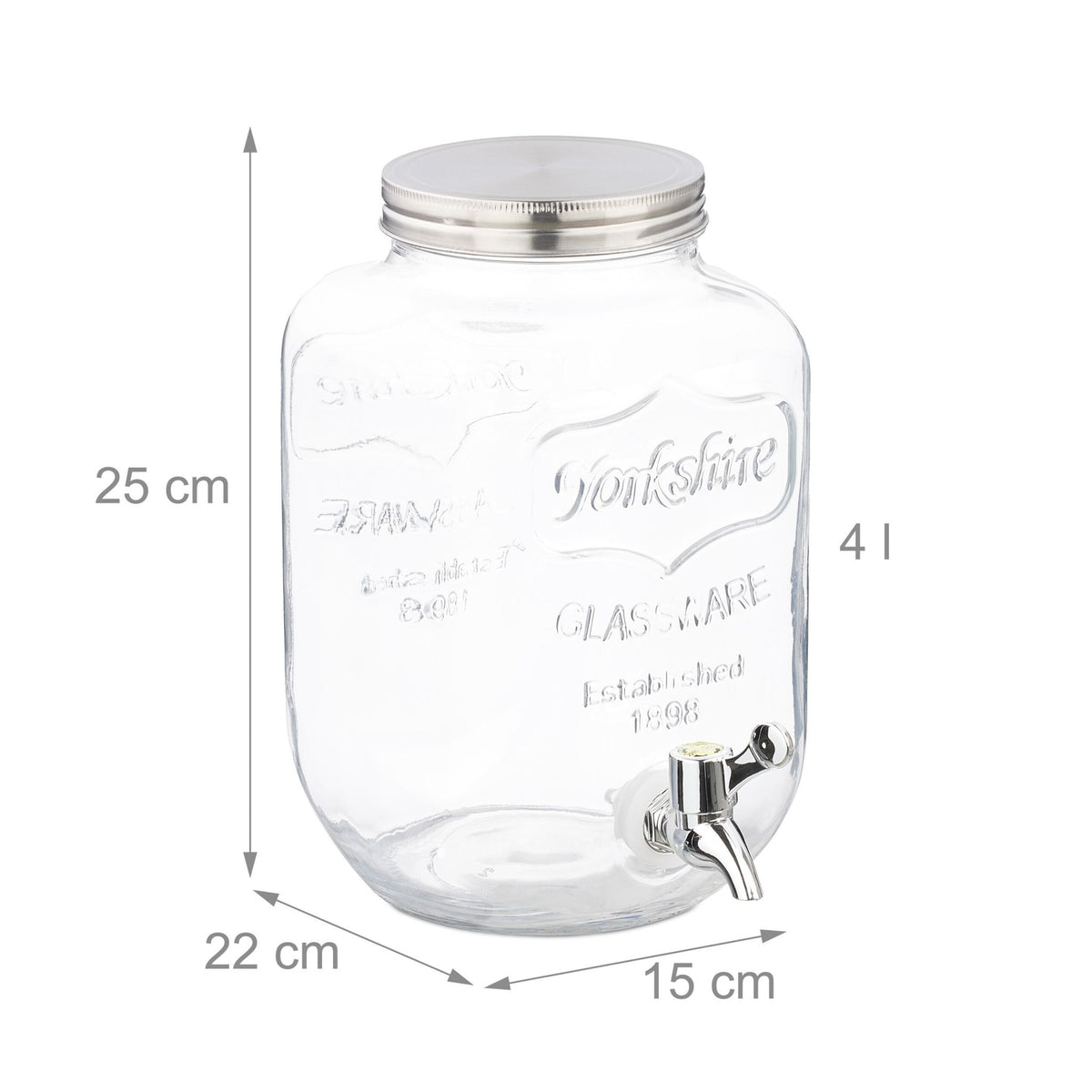 4 liter beverage dispenser in a 2-pack