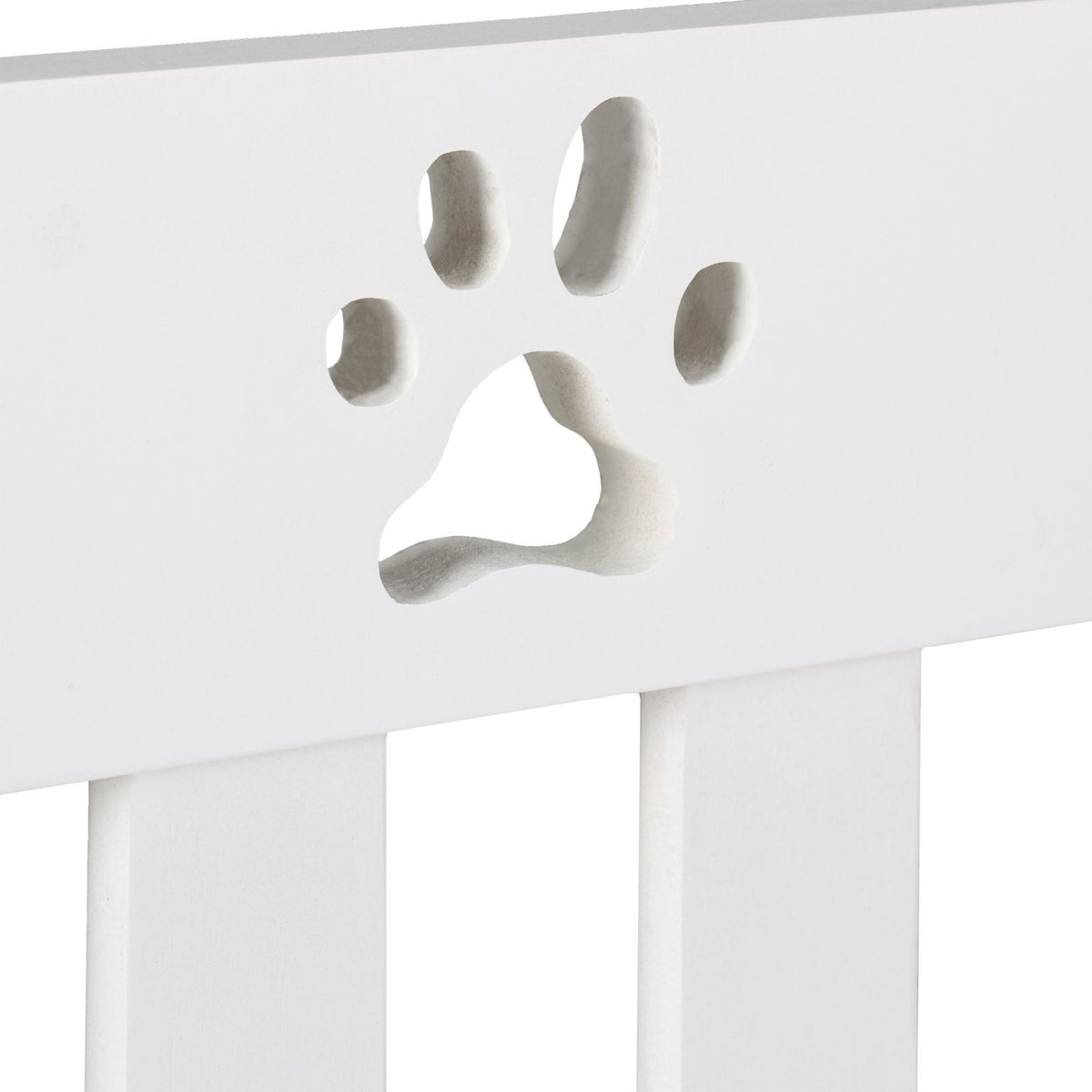 4-part dog barrier fence paws