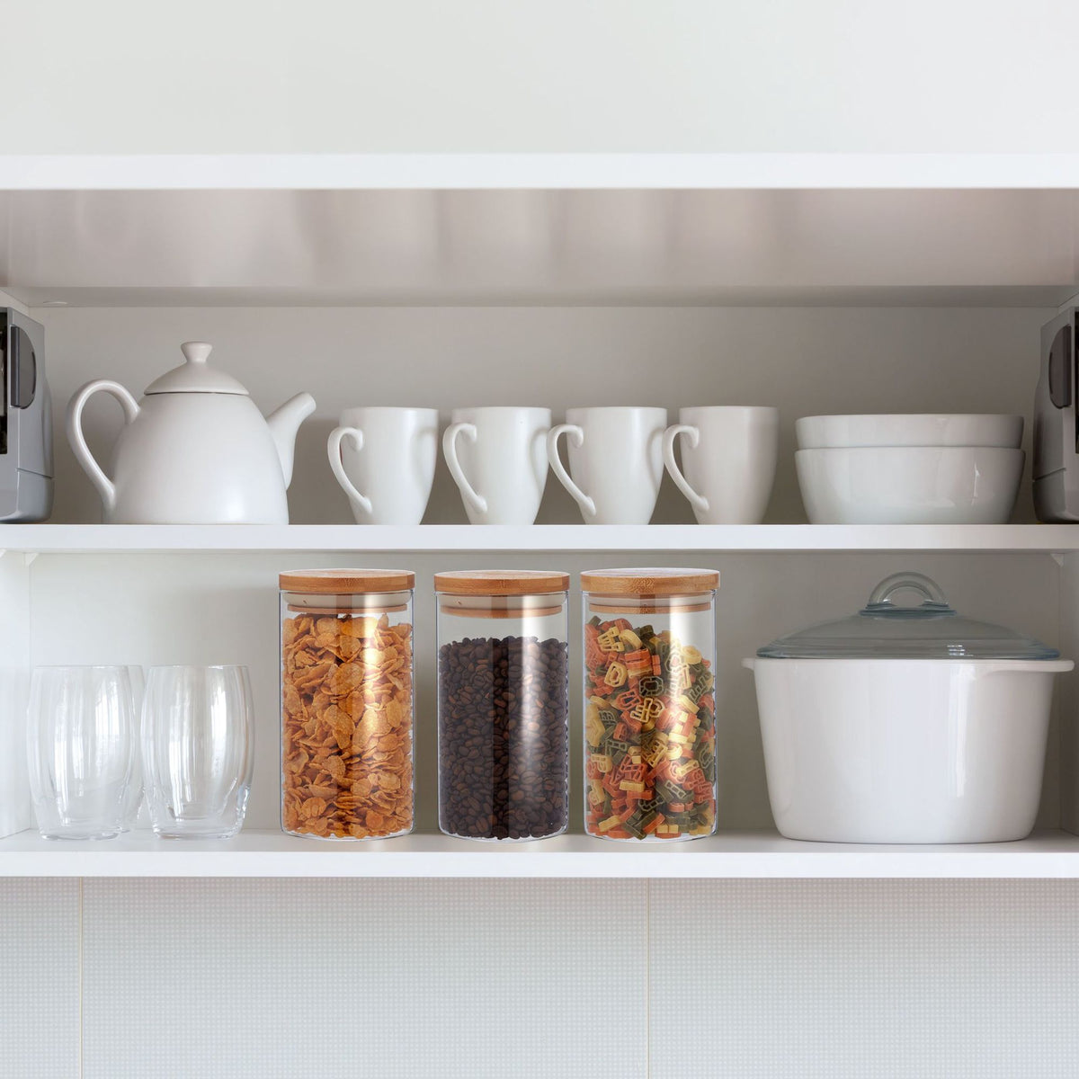 4 pcs. Storage jars 1000 ml
