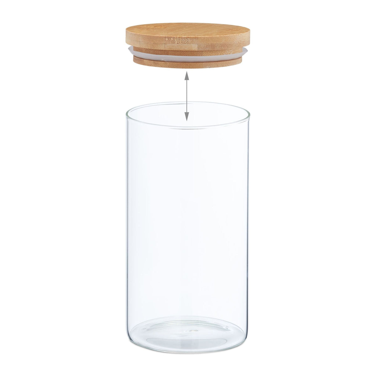 4 pcs. Storage jars 1000 ml