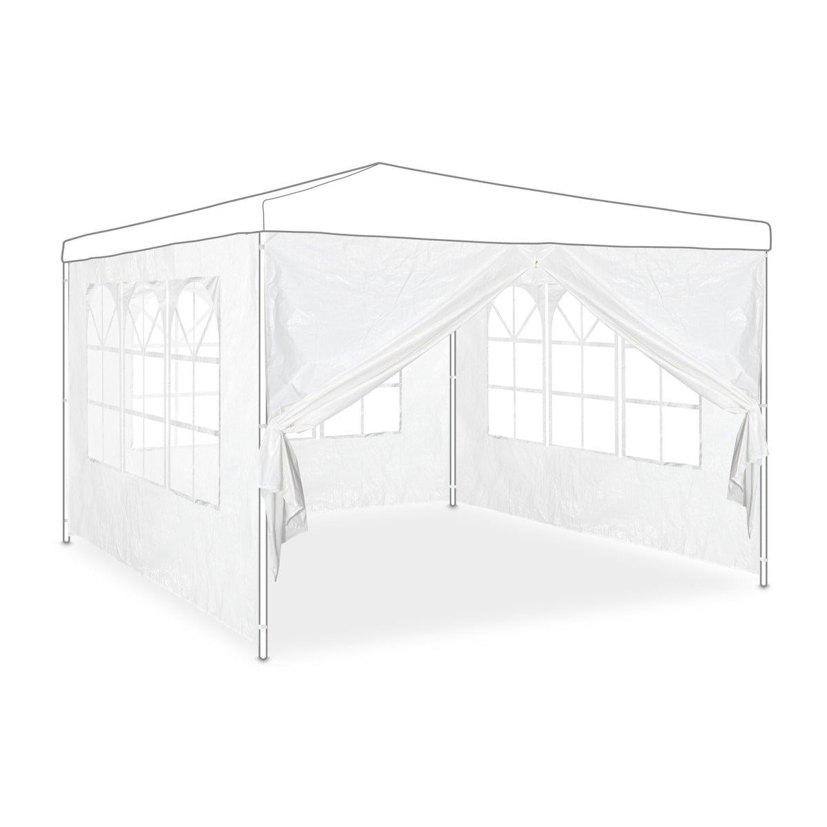 4 pcs. side walls for party tents