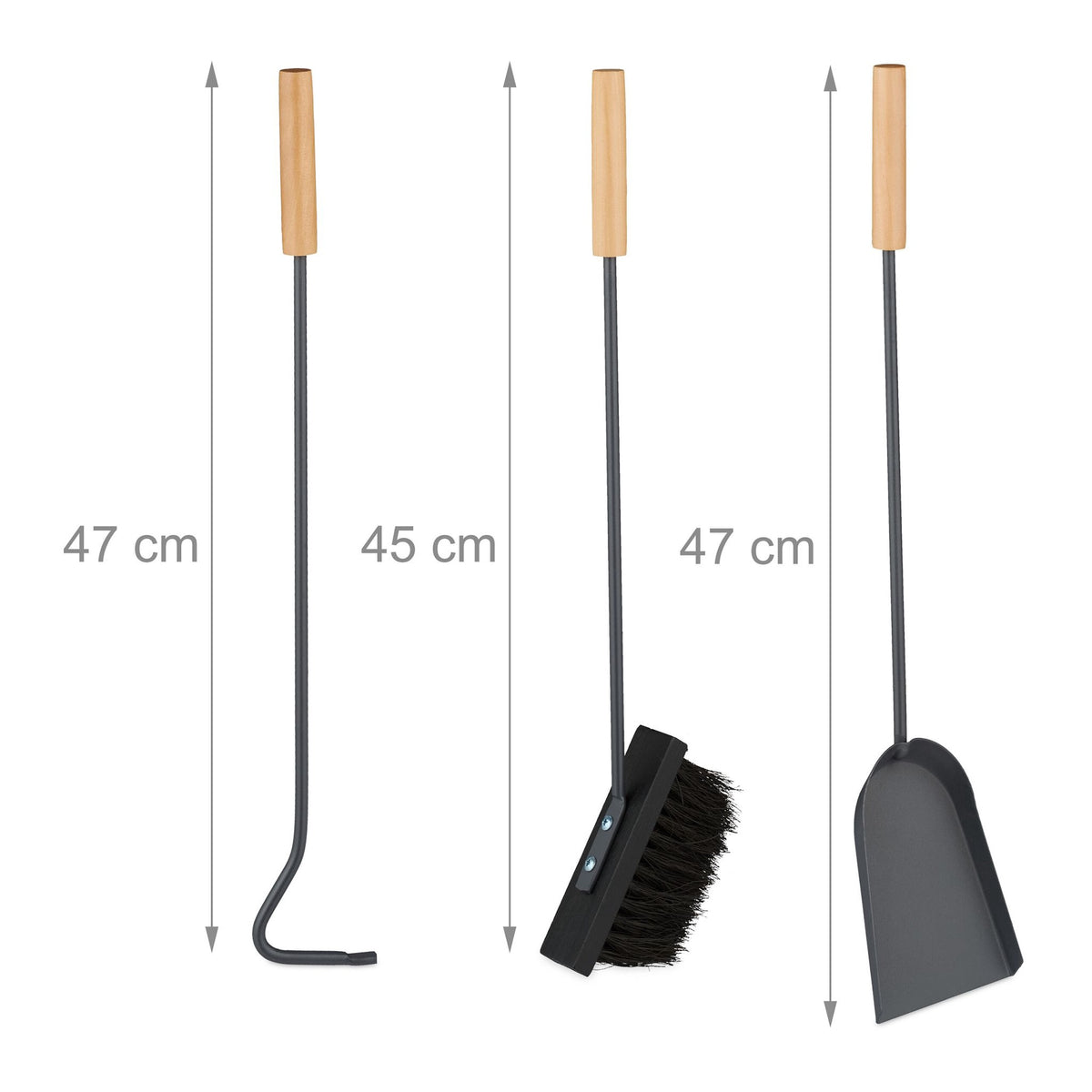 4-piece stove set with stand