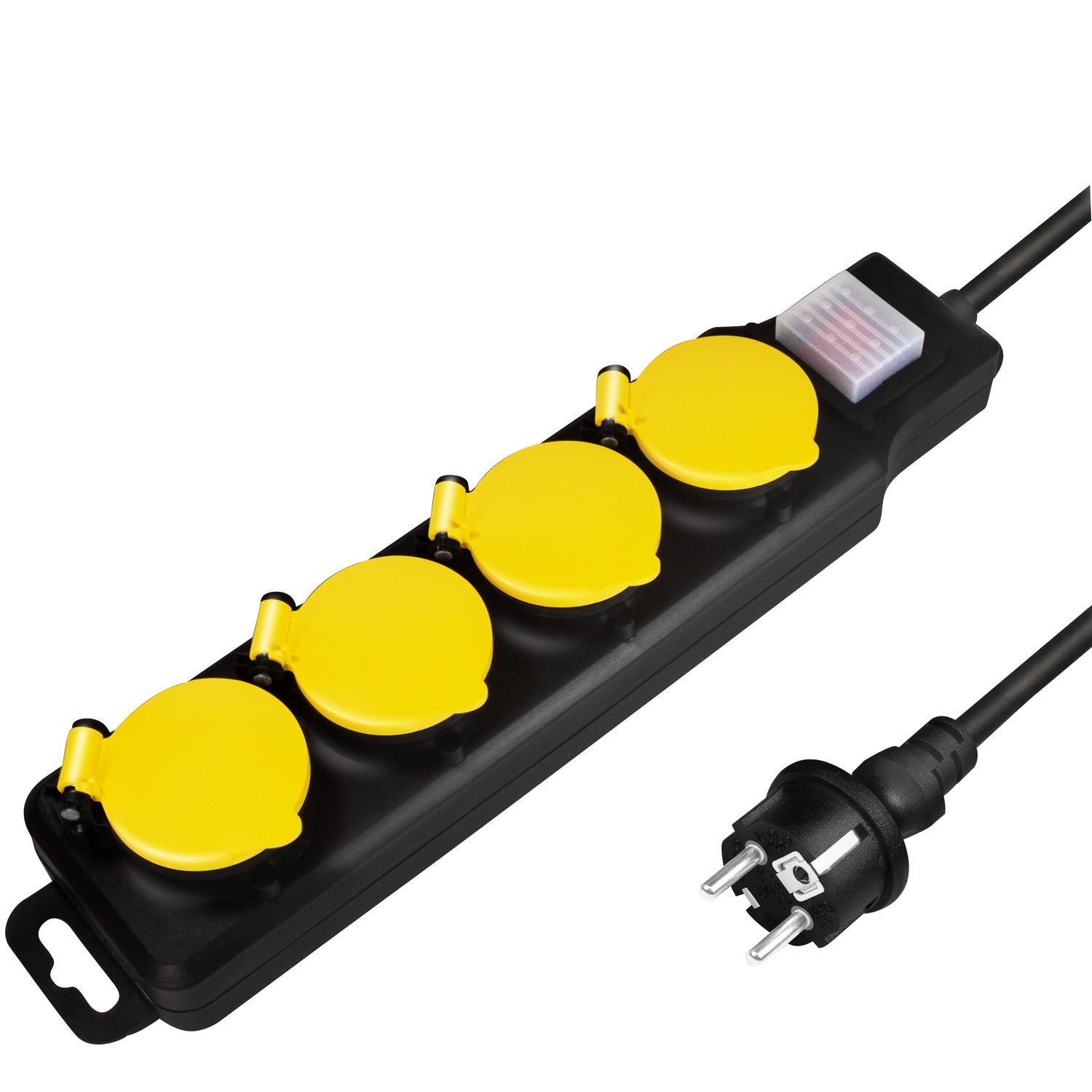 4-way socket outlet with switch Outdoor use IP44