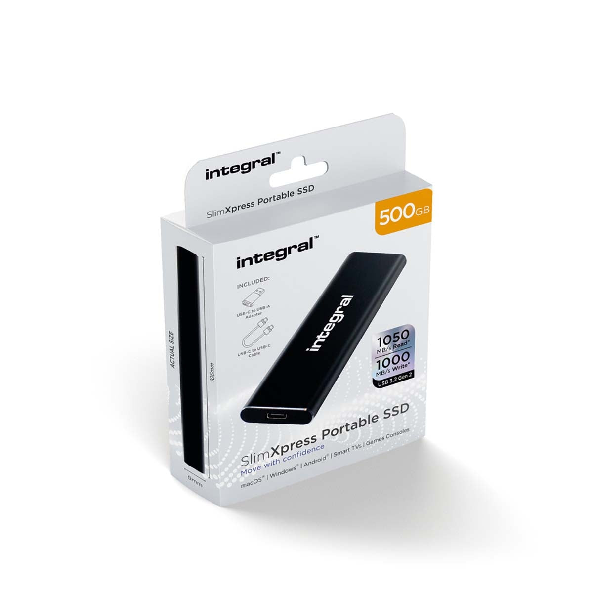 500 GB SlimXpress portable SSD
