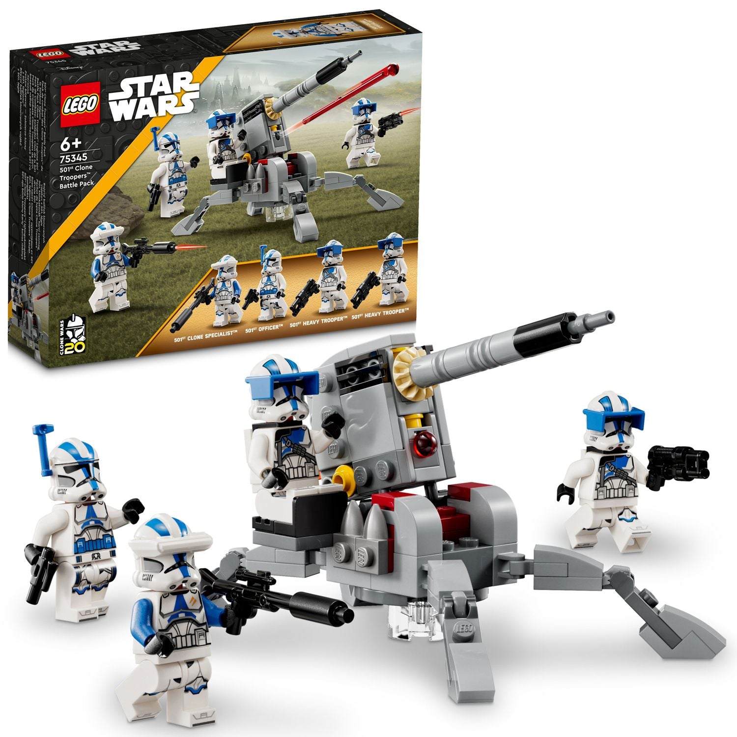 501st Clone Troopers Battle Pack 75345
