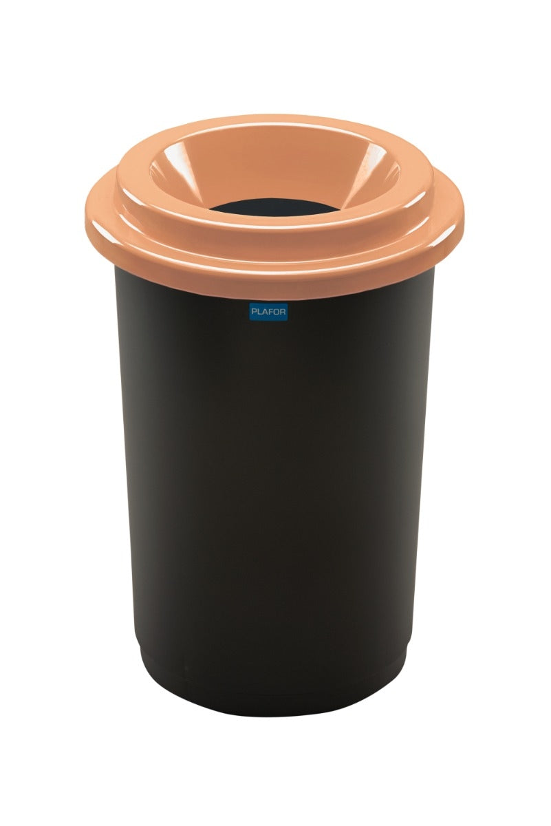 50L Brown Recycling Bin - Waste Separation