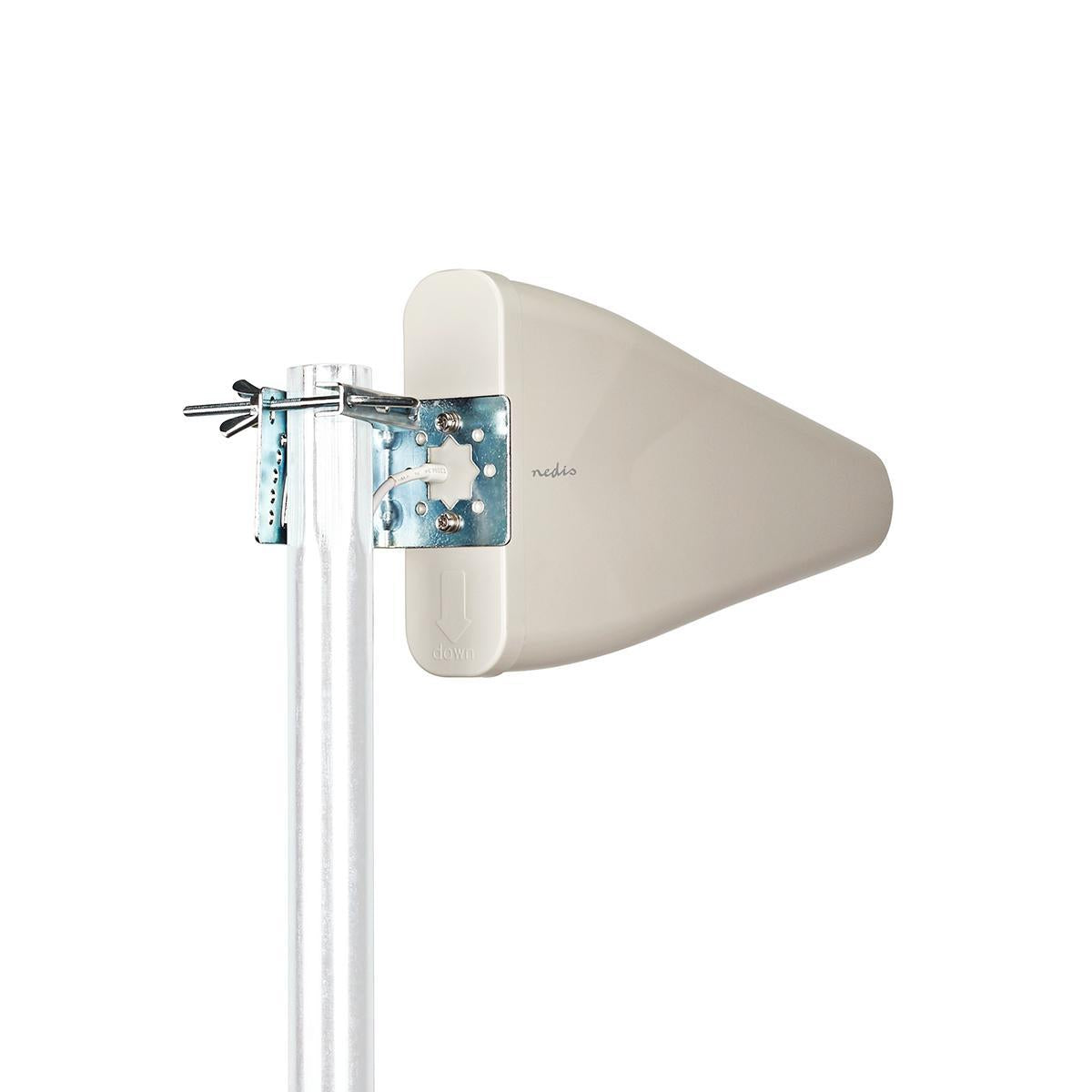 5G / 4G / 3G Antenna | 5G | Indoors or Outdoors | 698-5000 MHz | Gain: 11 dB | 4.00 m | White