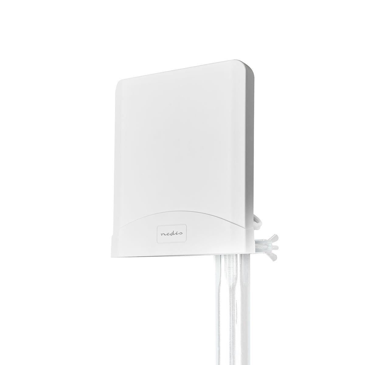 5G / 4G / 3G Antenna | 5G | Indoors or Outdoors | 698-5000 MHz | Gain: 6 dB | 2.50 m | White