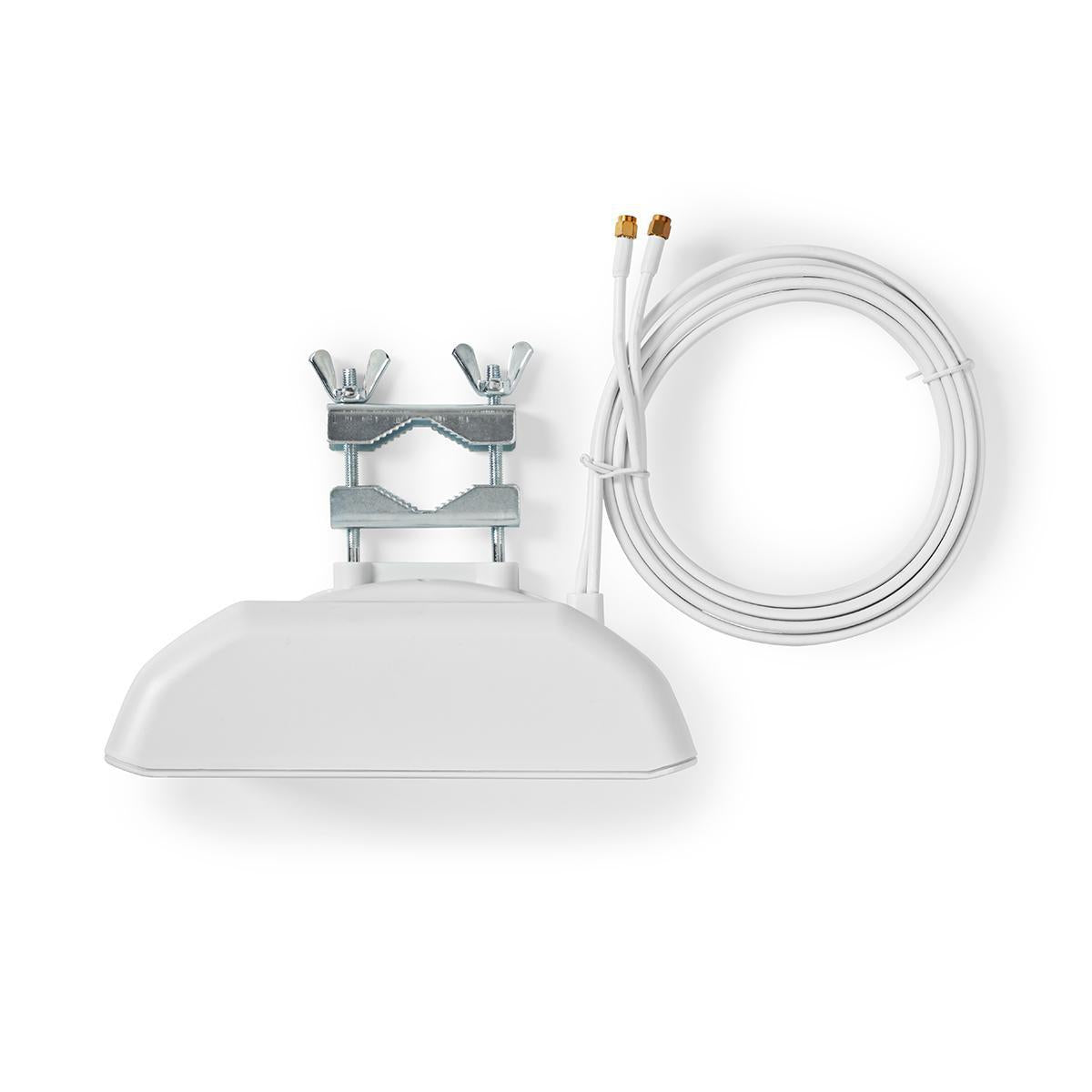 5G / 4G / 3G Antenna | 5G | Indoors or Outdoors | 698-5000 MHz | Gain: 6 dB | 2.50 m | White