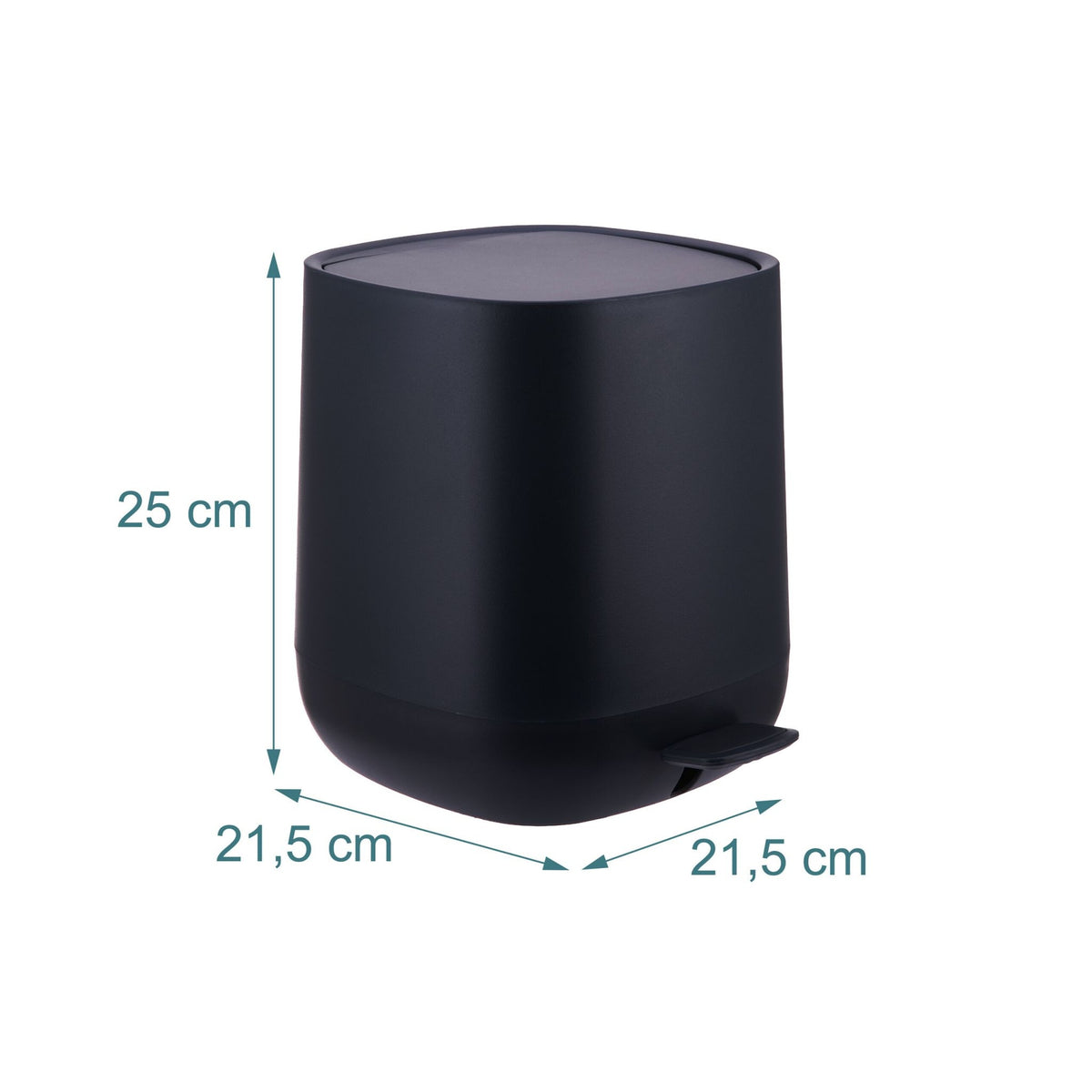 5L Bathroom Bin, Soft-Close, Foot Pedal