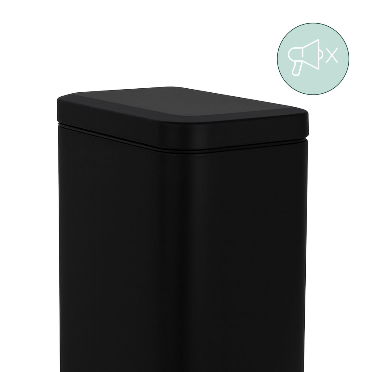 5L Bathroom Bin, Soft Close, Foot Pedal, Matte Finish