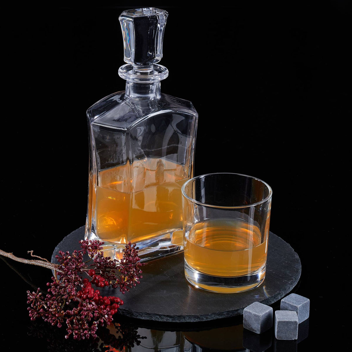 5-Piece Whisky Set Decanter & Glasses