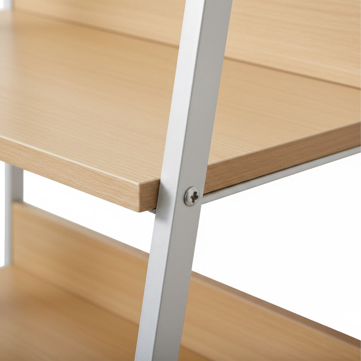 5-Tier Ladder Shelf Unit for Living Room Storage