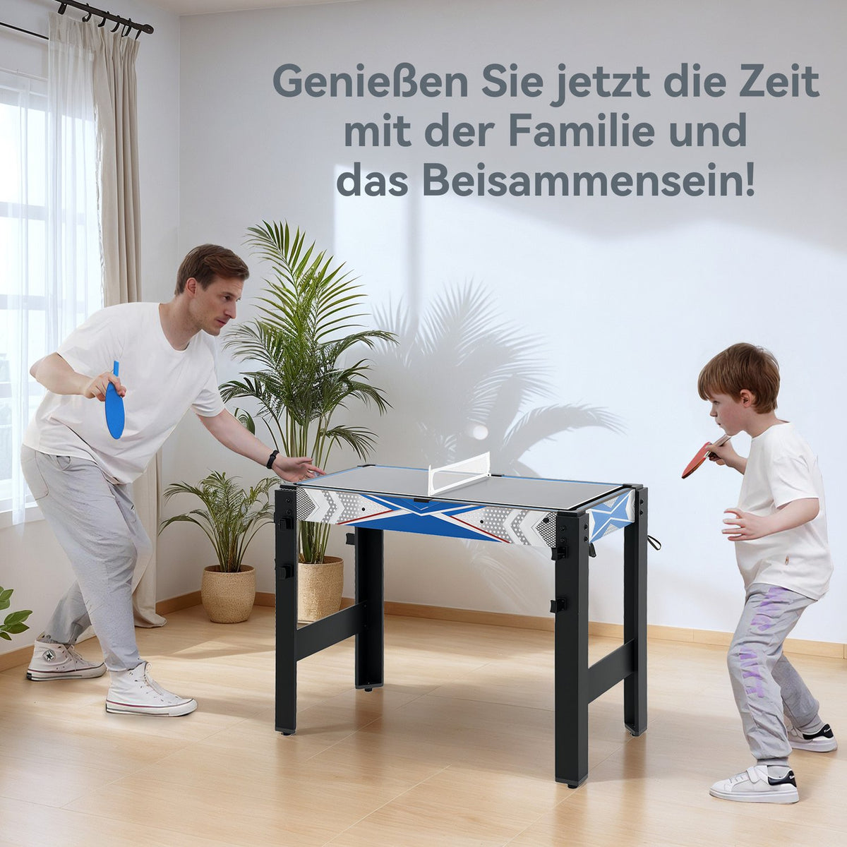 5-in-1 Game Table: Billiards, Table Tennis, Hockey, Basketball, Archery