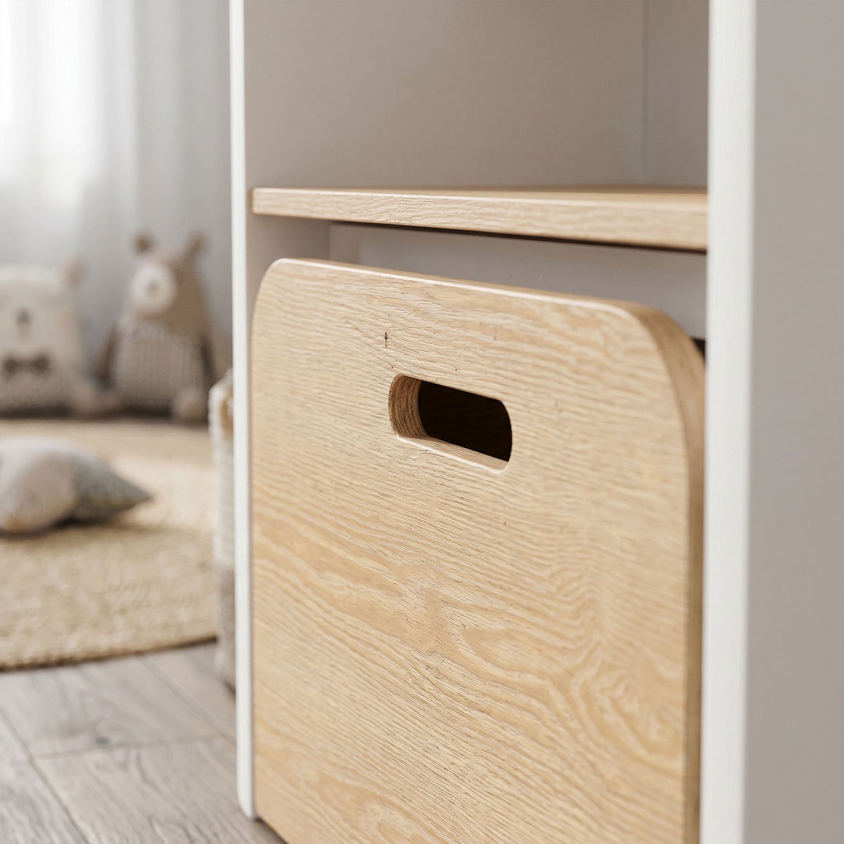 5-in-1 Kids Table Set with Storage and Bookshelf